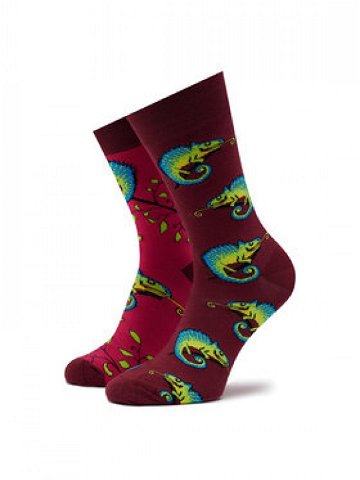 Funny Socks Klasické ponožky Unisex Chameleon SM1 32 Barevná
