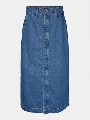 Vero Moda Džínová sukně 10302007 Modrá Regular Fit