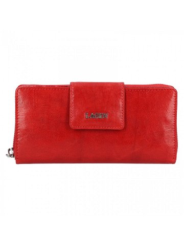 Dámská kožená peněženka LG – 22162 červená