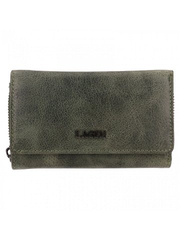 Dámská kožená peněženka LG – 22163 zelená