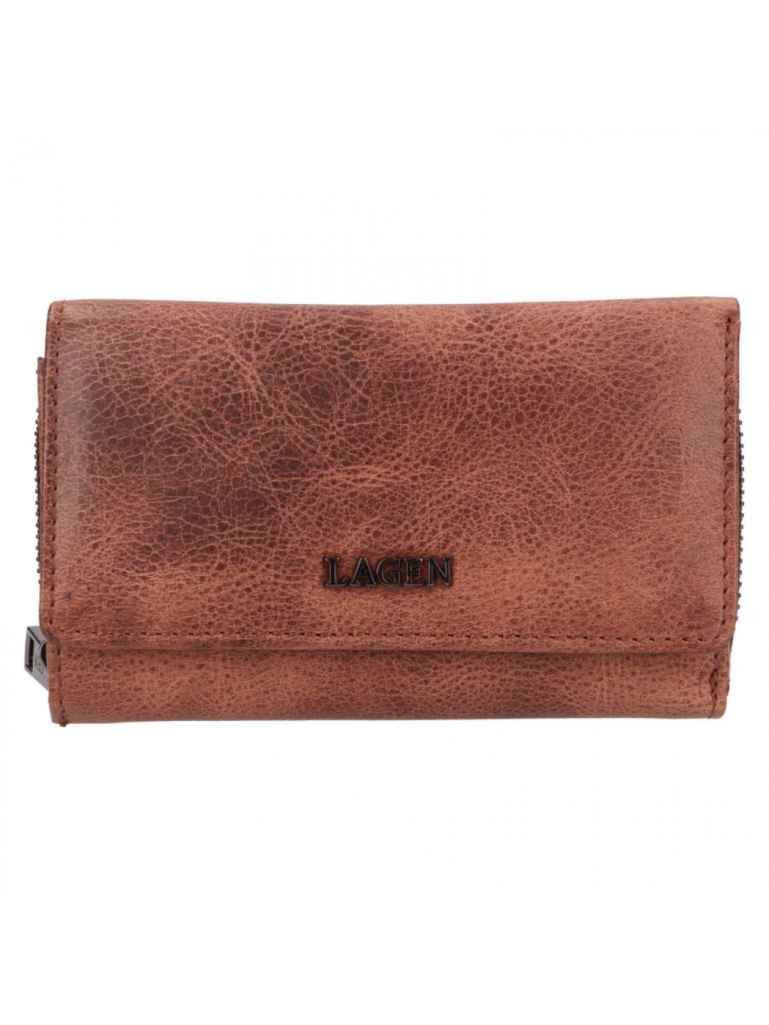 Dámská kožená peněženka LG – 22163 hnědá