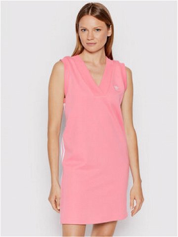 Adidas Úpletové šaty adicolor Classics HM2135 Růžová Regular Fit