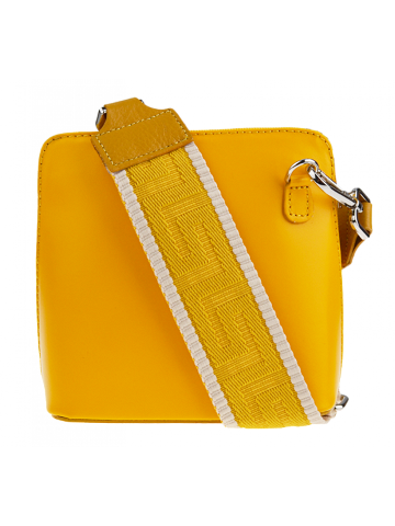 Malé kožené žluté kabelky Grana Gialla