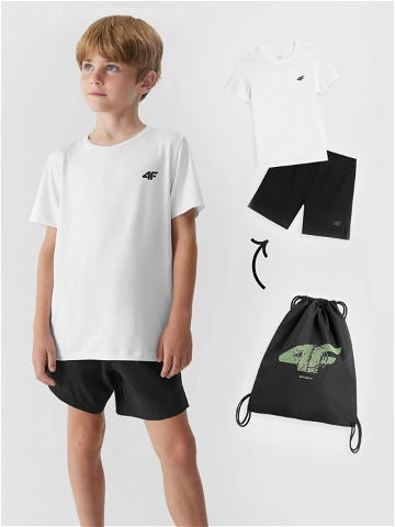 Chlapecká sportovní sada na tělocvik tričko šortky sáček