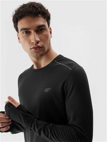 Pánské běžecké rychleschnoucí tričko s dlouhými rukávy regular