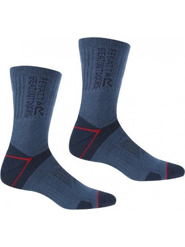 Pánské ponožky Regatta RMH043 BlisterProtect II IHB modré Modrá 43-47