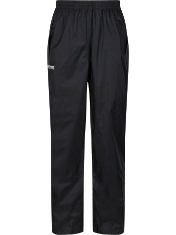 Pánské outdoorové kalhoty Regatta RMW149 Pack It Overtrousers Černé Černá XXL