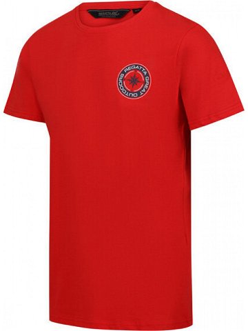 Pánské tričko Regatta RMT263-E6S červené Červená S