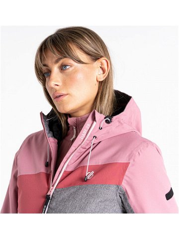 Dámská lyžařská bunda Ice Gleam III DWP528-D18 růžová Růžová 36
