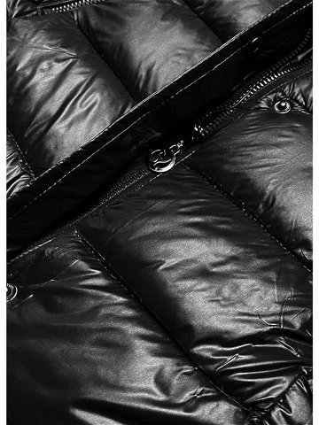 Lehká černá dámská zimní prošívaná bunda Z2821-1 odcienie czerni 48