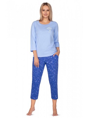 Dámské pyžamo Regina 646 3 4 2XL modrá XXL