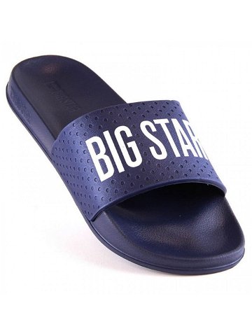 Big Star M INT1905C tmavě modré pěnové sportovní žabky 43