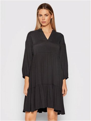 Selected Femme Každodenní šaty Freja 16080842 Černá Regular Fit