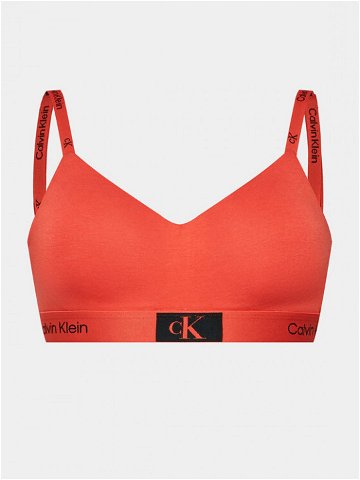 Calvin Klein Underwear Podprsenka Bralette 000QF7218E Oranžová