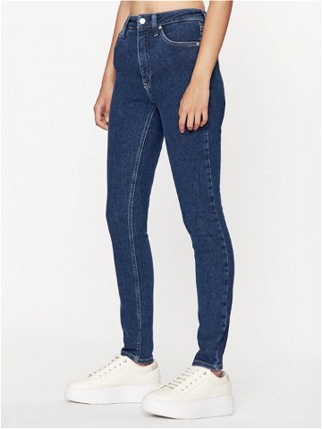 Calvin Klein Jeans Jeansy J20J222214 Tmavomodrá Skinny Fit