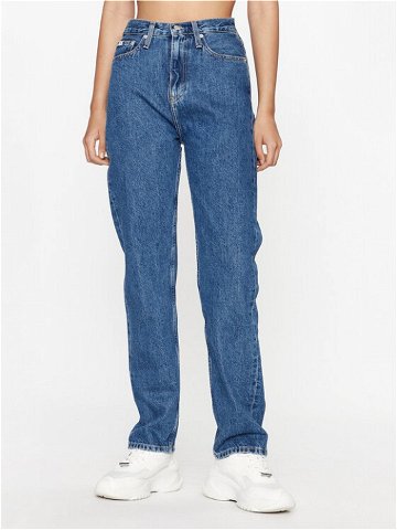 Calvin Klein Jeans Jeansy J20J221796 Modrá Straight Fit