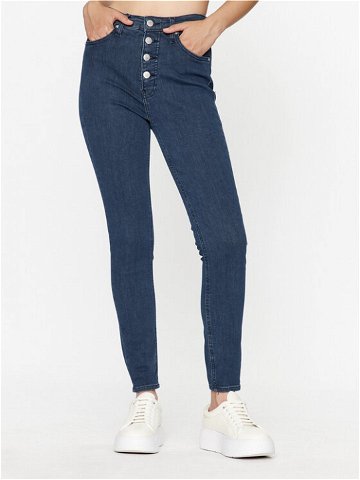 Calvin Klein Jeans Jeansy J20J221779 Modrá Super Skinny Fit