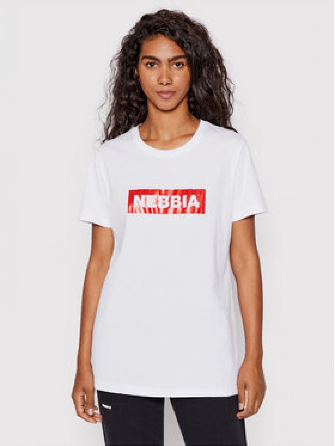 NEBBIA T-Shirt 592 Bílá Regular Fit