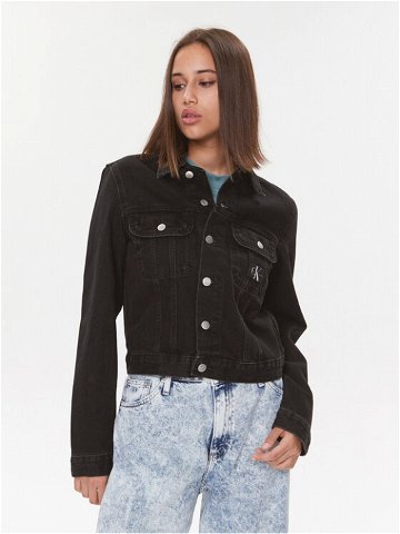 Calvin Klein Jeans Jeansová bunda 90 s J20J221820 Černá Regular Fit