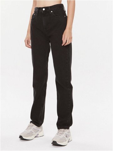 Calvin Klein Jeans Jeansy Authentic J20J221759 Černá Straight Fit