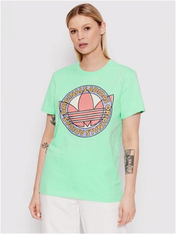 Adidas T-Shirt Summer Surf HC7057 Zelená Loose Fit