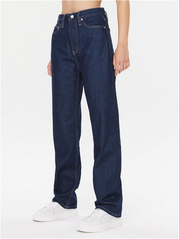 Calvin Klein Jeans Jeansy J20J221785 Tmavomodrá Straight Fit