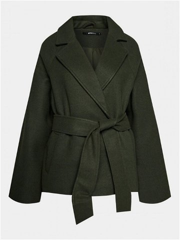 Gina Tricot Kabát pro přechodné období 20496 Khaki Regular Fit