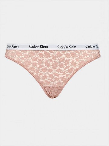 Calvin Klein Underwear Brazilské kalhotky 000QD3859E Růžová