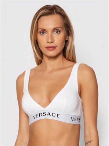Versace Podprsenka Bralette Donna AUD04069 Bílá