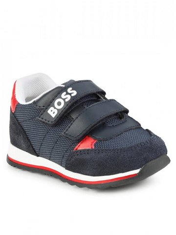 Boss Sneakersy J09201 S Tmavomodrá