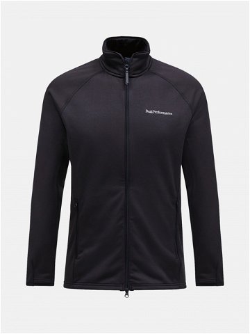Mikina peak performance m chill light zip jacket černá s