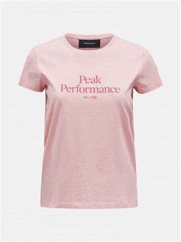Tričko peak performance w original tee růžová xl