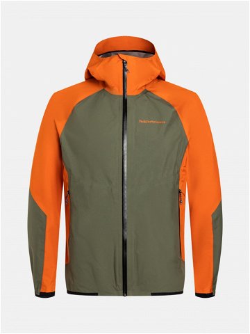 Bunda peak performance m pac gore-tex jacket oranžová m