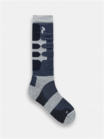 Ponožky peak performance magic ski sock šedá 39 42