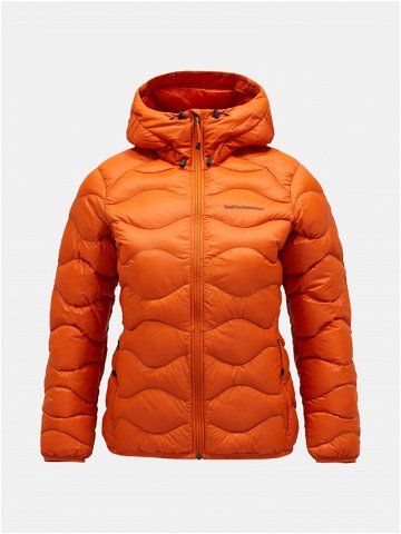 Bunda peak performance w helium down hood jacket oranžová xl