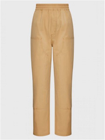 Carhartt WIP Kalhoty z materiálu Unisex Montana I030622 Béžová Regular Fit