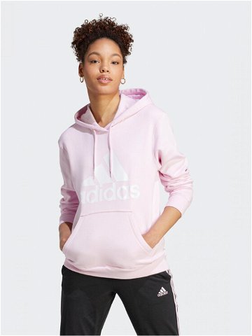 Adidas Mikina Essentials Big Logo Regular IM0255 Růžová Regular Fit