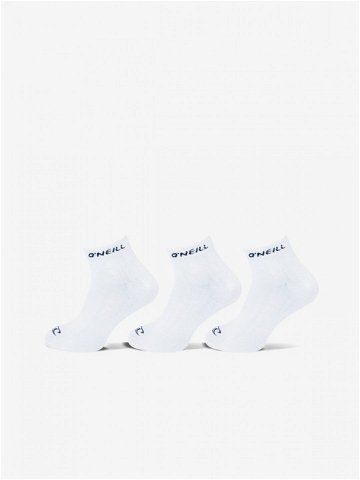 O Neill Quarter Ponožky 3 páry Bílá