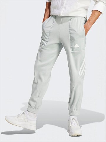 Adidas Teplákové kalhoty Future Icons 3-Stripes IJ8860 Šedá Regular Fit