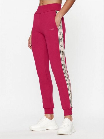 Guess Teplákové kalhoty Britney V2YB15 KB3P2 Růžová Regular Fit