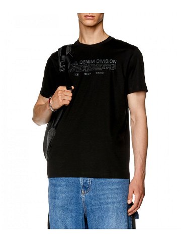 Tričko diesel t-miegor-l12 t-shirt černá xl