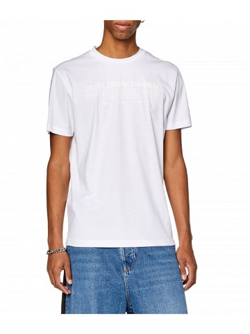 Tričko diesel t-miegor-l12 t-shirt bílá xs