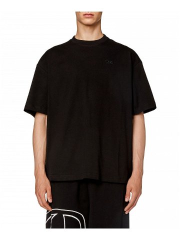 Tričko diesel t-boggy-megoval-d t-shirt černá xxl