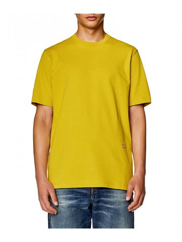 Tričko diesel t-just-l8 t-shirt žlutá m