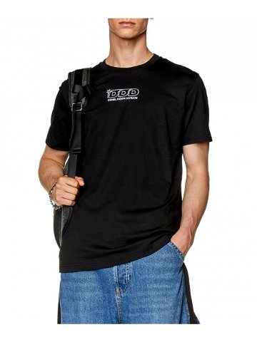 Tričko diesel t-diegor-l15 t-shirt černá xxl