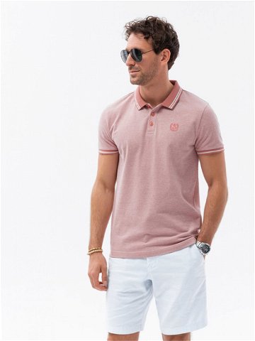 Ombre Clothing Polo triko Růžová