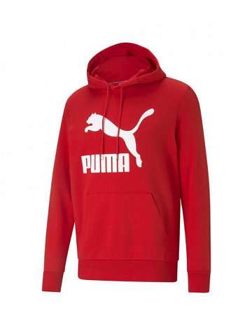 Puma Mikina Classics Logo 530084 Červená Regular Fit