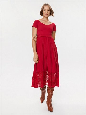 Guess Každodenní šaty Tiana W3BK68 WE6D2 Červená Regular Fit