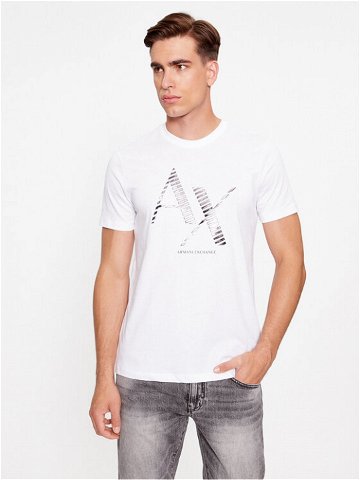 Armani Exchange T-Shirt 6RZTKD ZJBYZ 1100 Bílá Regular Fit