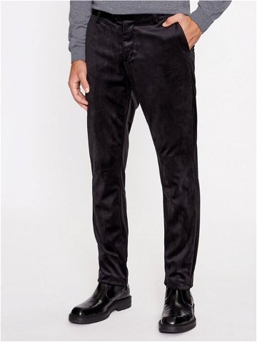 Guess Kalhoty z materiálu M3BB41 K54M0 Černá Slim Fit